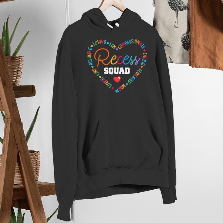 School For Teachers Students Monitor Recess Crew Team Women's Hoodie, funny gift