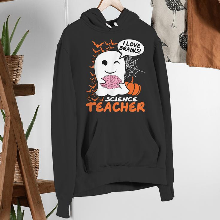 Science Teacher Cute Ghost Halloween Teacher Men Women Women's Hoodie, Science Teacher Hoodies, funny gift