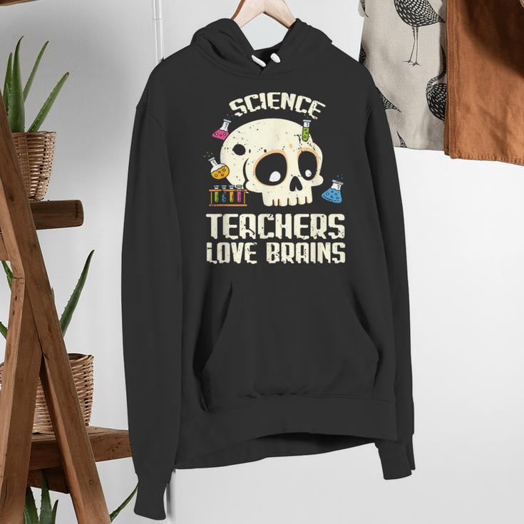 Science Teachers Love Brains Teachers Halloween Women's Hoodie, Science Teacher Hoodies, funny gift