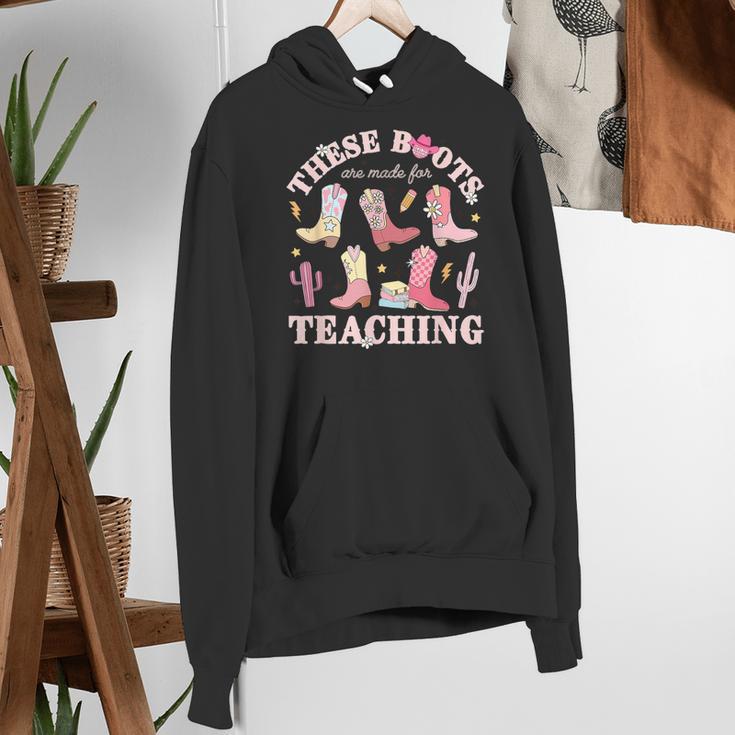 These Boots Are Made For Teaching Western Cowgirl Teacher Women's Hoodie, funny gift These Boots Are Made For Teaching Western Cowgirl Teacher Women's Hoodie, funny gift
