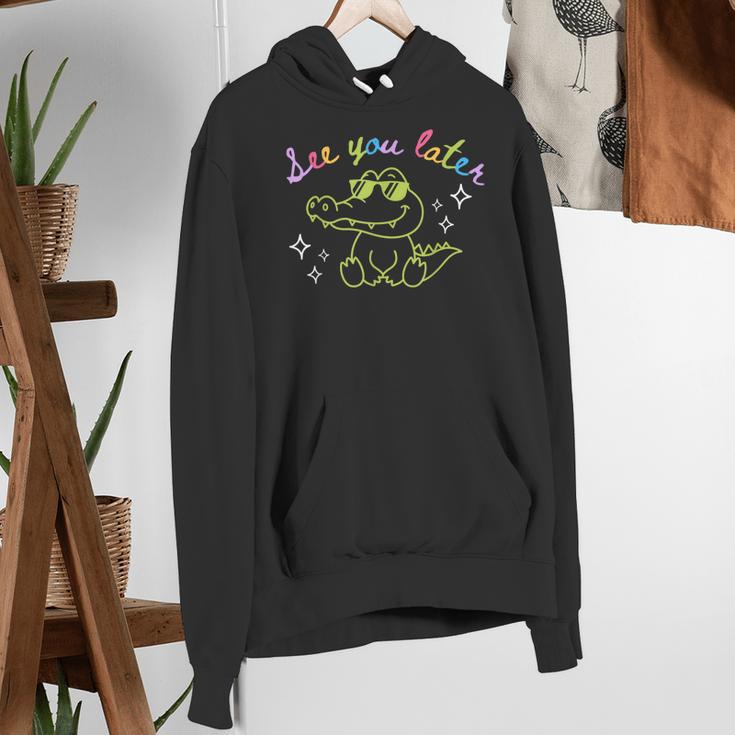 See You Later Teacher Summer Alligator Last Day Of School Women's Hoodie, funny gift