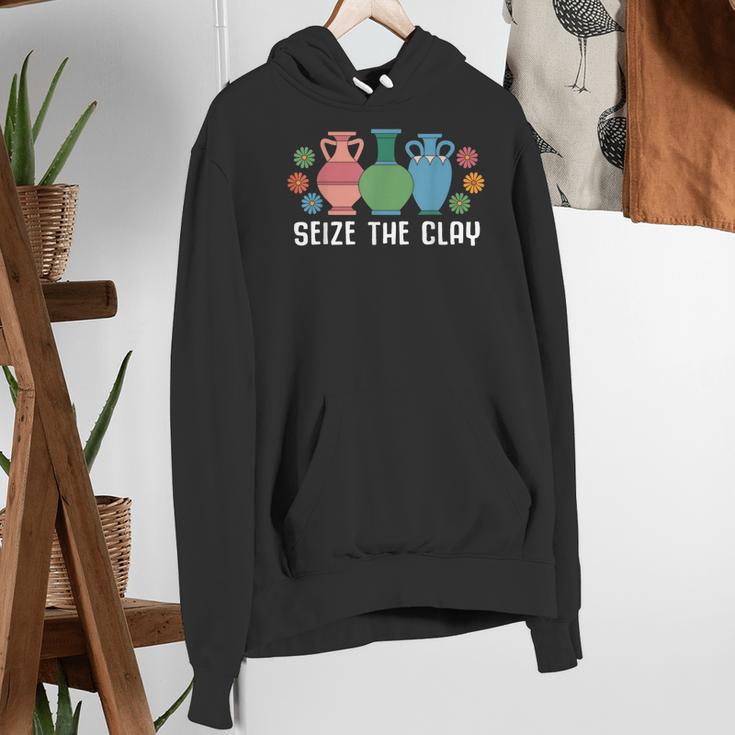 Seize The Clay Pottery Teacher Ceramics Potter Maker Women's Hoodie, funny gift Seize The Clay Pottery Teacher Ceramics Potter Maker Women's Hoodie, funny gift
