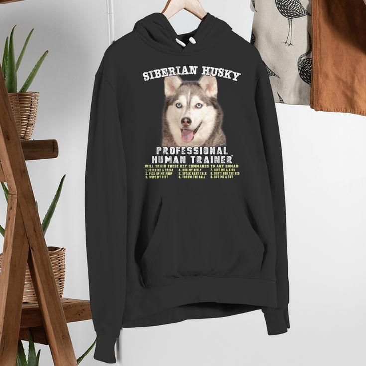 Siberian Husky Professional Human Trainer Women's Hoodie, funny gift