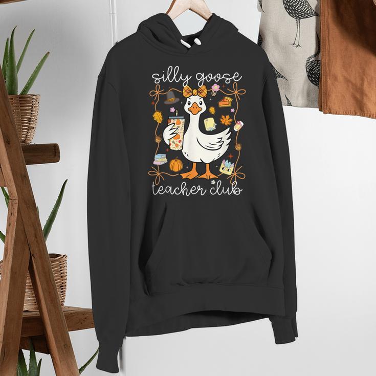 Silly Goose Teachers Club Cozy Fall Teacher Women's Hoodie, funny gift Silly Goose Teachers Club Cozy Fall Teacher Women's Hoodie, funny gift