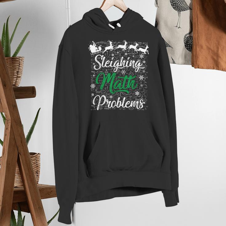 Sleighing Math Problem Xmas In Math Teacher Christmas Men Women Women's Hoodie, funny gift Sleighing Math Problem Xmas In Math Teacher Christmas Men Women Women's Hoodie, funny gift