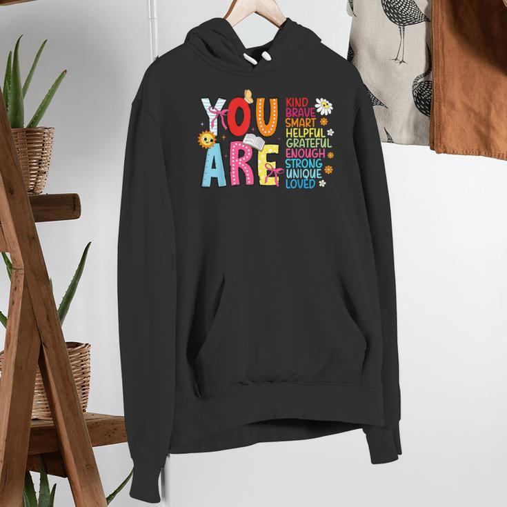 You Are Smart Brave Strong Kind Loved Motivation Teacher Kid Women's Hoodie, funny gift You Are Smart Brave Strong Kind Loved Motivation Teacher Kid Women's Hoodie, funny gift