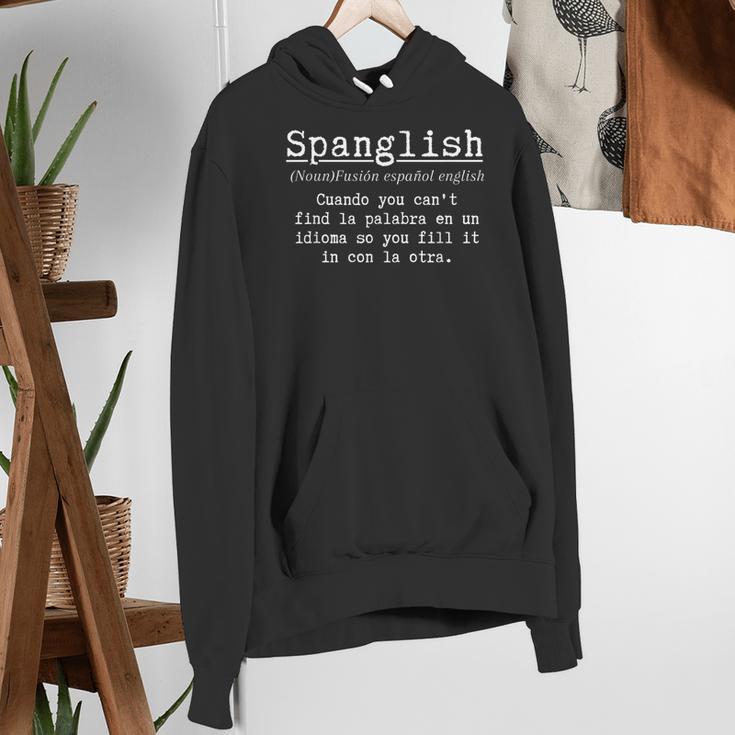 Spanglish Definition Spanish Teacher Bilingual Maestra Women's Hoodie, funny gift Spanglish Definition Spanish Teacher Bilingual Maestra Women's Hoodie, funny gift
