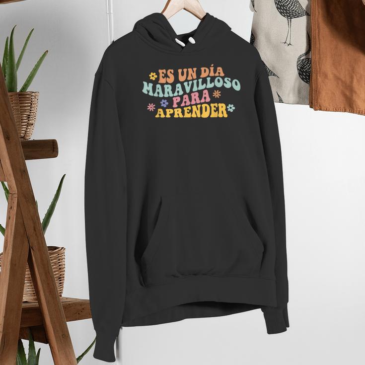 Spanish Teacher Dual Language Bilingual Teacher Cute Preppy Women's Hoodie, funny gift