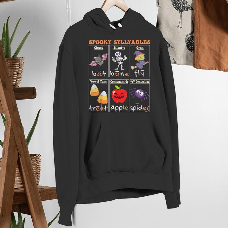 Spooky Syllables Halloween Teacher Student Education Women's Hoodie, funny gift Spooky Syllables Halloween Teacher Student Education Women's Hoodie, funny gift