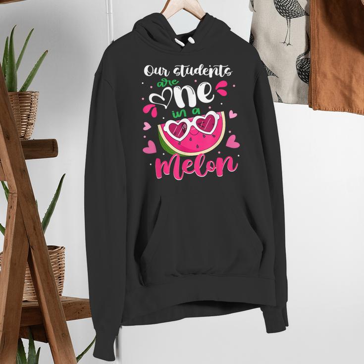 Our Students Are One In A Melon Teacher Watermelon Summer Women's Hoodie, funny gift