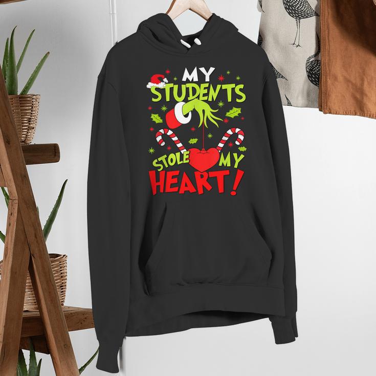 My Students Stole My Heart Teacher Holiday Merry Christmas Women's Hoodie, funny gift My Students Stole My Heart Teacher Holiday Merry Christmas Women's Hoodie, funny gift
