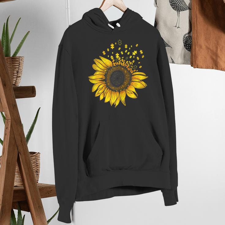 Sunflower Puzzle Pieces Autism Awareness For Mom Teacher For Women Women's Hoodie, funny gift Sunflower Puzzle Pieces Autism Awareness For Mom Teacher For Women Women's Hoodie, funny gift