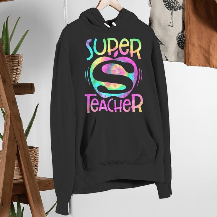 Super Teacher Back To School Apple Tie Dye First Day Women's Hoodie, Super Teacher Hoodies, funny gift Super Teacher Back To School Apple Tie Dye First Day Women's Hoodie, Super Teacher Hoodies, funny gift