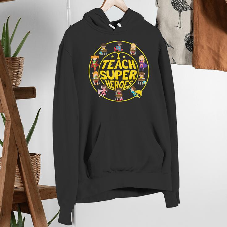 Superhero Teacher I Teach Super Heroes Women's Hoodie, Super Teacher Hoodies, funny gift