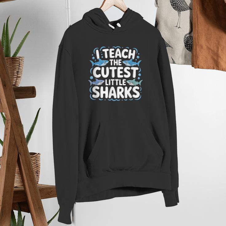 I Teach The Cutest Little Sharks Teacher School Women's Hoodie, funny gift I Teach The Cutest Little Sharks Teacher School Women's Hoodie, funny gift