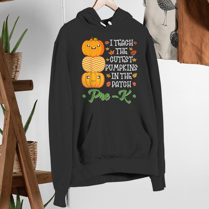 I Teach Cutest Pumpkins In Patch Thanksgiving Teacher Pre-K For Men Women Women's Hoodie, funny gift