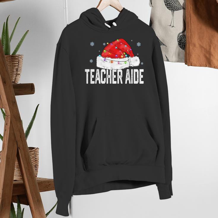 Teacher Aide Christmas Women Family Matching Group Xmas Women's Hoodie, funny gift