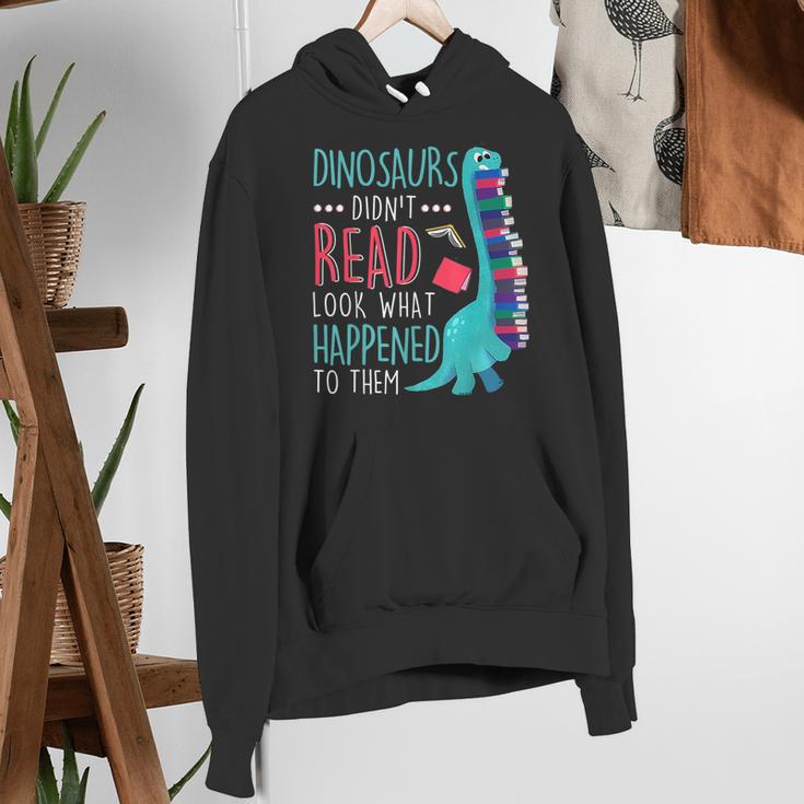 Teacher Dinosaurs Didnt Read Look What Happened Book Reading Women's Hoodie, funny gift Teacher Dinosaurs Didnt Read Look What Happened Book Reading Women's Hoodie, funny gift