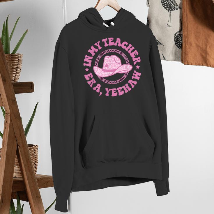 In My Teacher Era Yeehaw Pink Teacher Western Cowgirl Women's Hoodie, funny gift In My Teacher Era Yeehaw Pink Teacher Western Cowgirl Women's Hoodie, funny gift