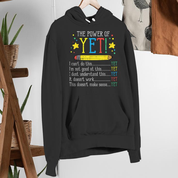 Teacher Power Of Yet Cant Do This Inspirational Women Men Women's Hoodie, funny gift Teacher Power Of Yet Cant Do This Inspirational Women Men Women's Hoodie, funny gift