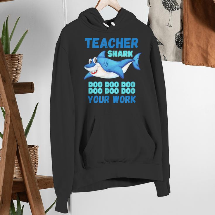 Teacher Shark Do Your Work Women's Hoodie, funny gift