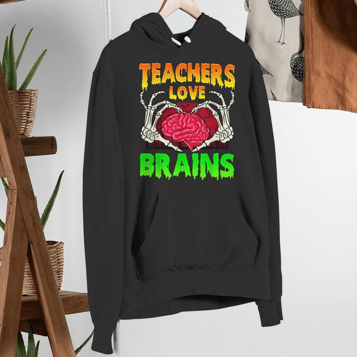 Teacher Teachers Love Brains Skeleton Hand Heart Halloween Women's Hoodie, funny gift Teacher Teachers Love Brains Skeleton Hand Heart Halloween Women's Hoodie, funny gift