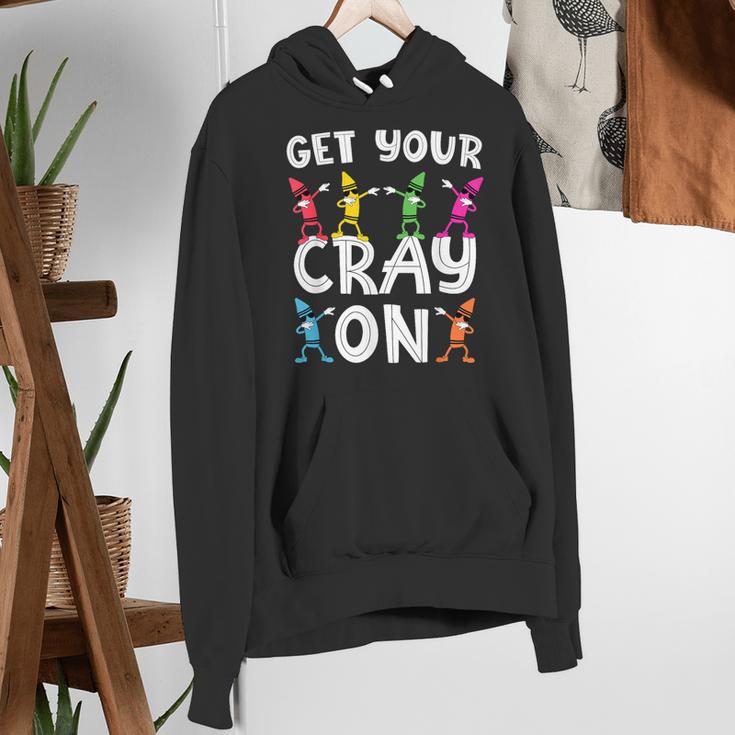 Teacher's Get Your Cray On Dabbing Crayons Women's Hoodie, funny gift Teacher's Get Your Cray On Dabbing Crayons Women's Hoodie, funny gift