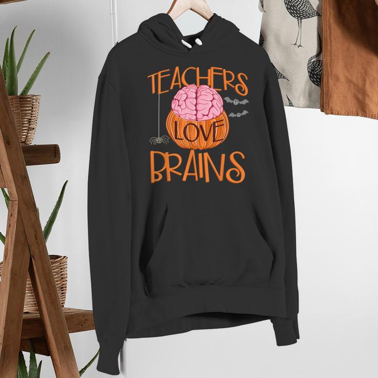 Teachers Love Brains Halloween T-Shirt For Men Women Women's Hoodie, funny gift