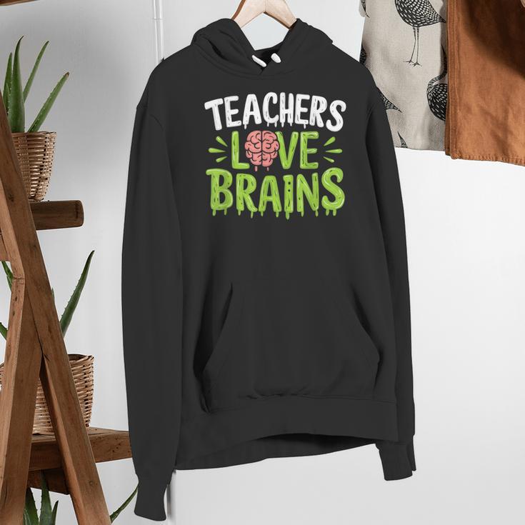 Teachers Love Brains Halloween Teacher Zombie Women's Hoodie, funny gift Teachers Love Brains Halloween Teacher Zombie Women's Hoodie, funny gift