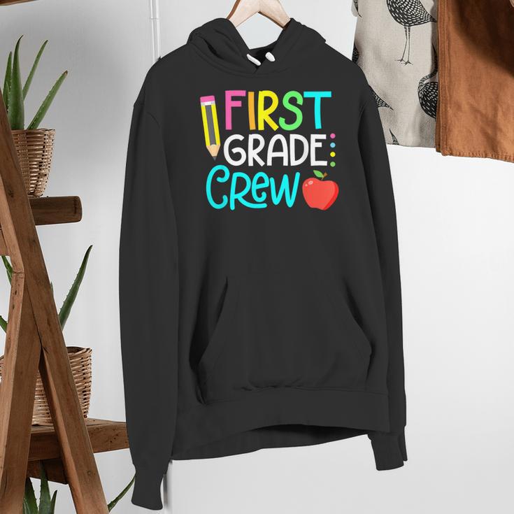 Team 1st Grade Crew Back To School 1st Grade Teacher Kids Women's Hoodie, funny gift