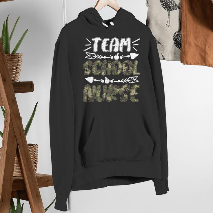Team School Nurse Camo Teacher Student Back To School For Men Women Women's Hoodie, funny gift