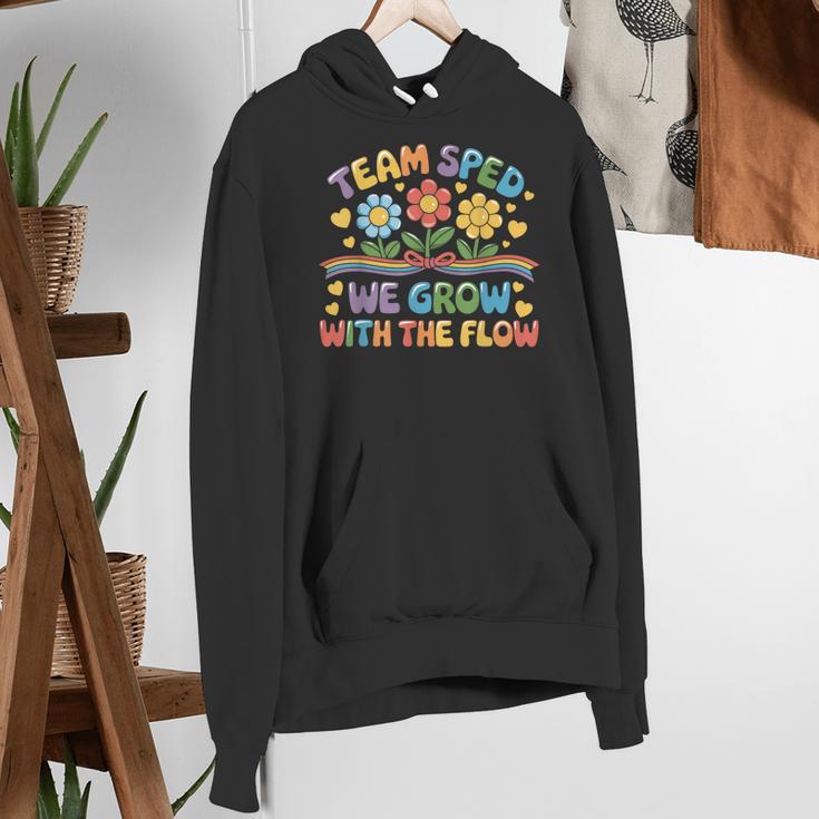 Team SPED We Grow With The Flow Special Ed Teacher Women's Hoodie, funny gift Team SPED We Grow With The Flow Special Ed Teacher Women's Hoodie, funny gift