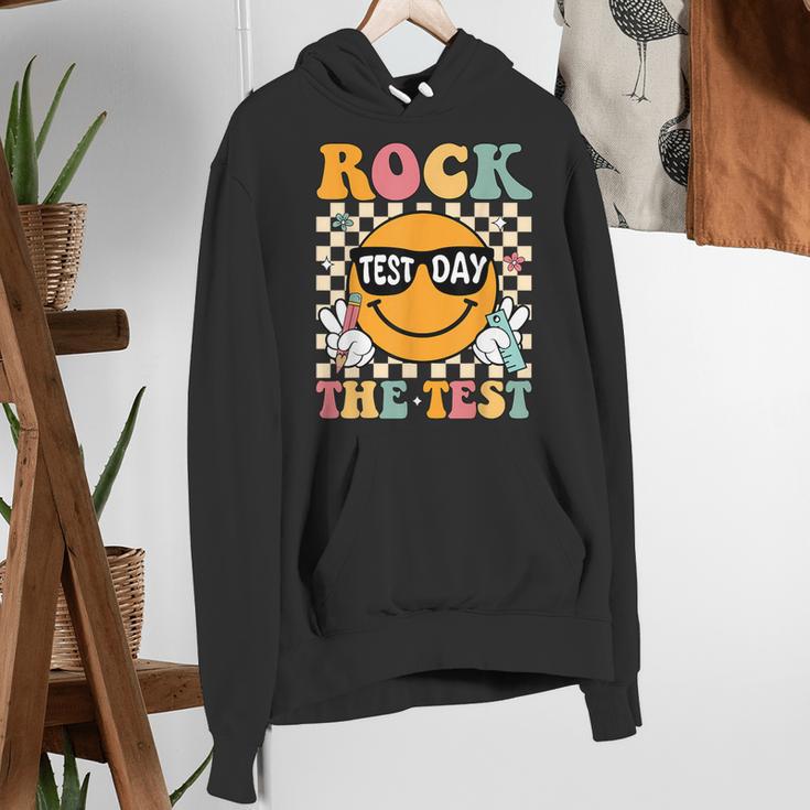 Test Day Rock The Test Teacher Testing Day You Got This Women's Hoodie, funny gift