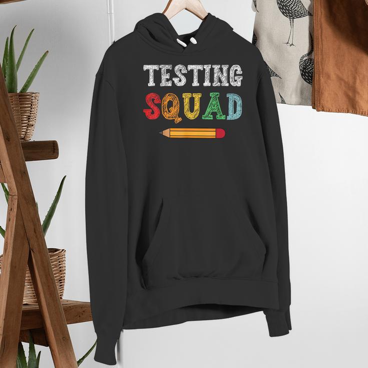 Testing Squad Costume Test Day Teacher Student School Women's Hoodie, funny gift
