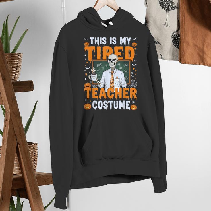 This Is My Tired Teacher Costume Halloween Costumes Women's Hoodie, funny gift This Is My Tired Teacher Costume Halloween Costumes Women's Hoodie, funny gift