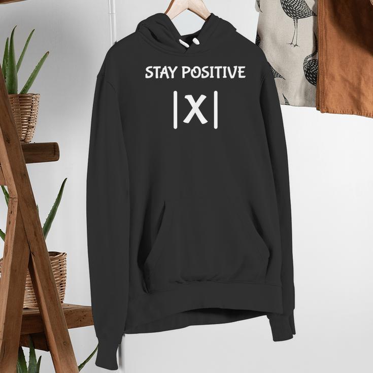 Top Math Teacher Joke Men Women Fun Stay Positive Women's Hoodie, funny gift