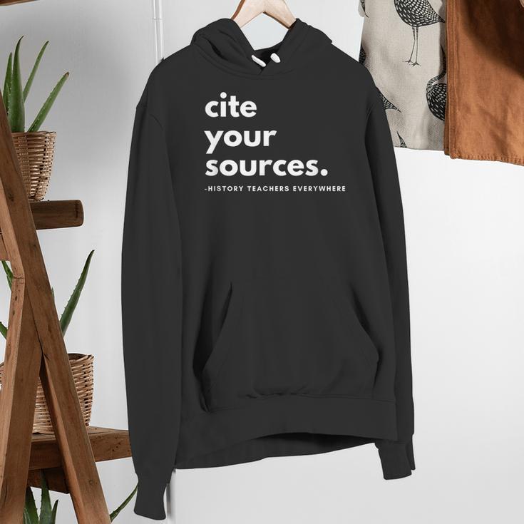 History Teacher Cite Your Sources Women's Hoodie, History Teacher Hoodies, funny gift