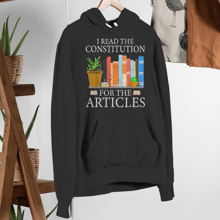 History Teacher I Read The Constitution For The Articles For Men Women Women's Hoodie, History Teacher Hoodies, funny gift