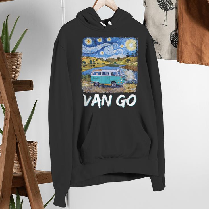 Van Go Retro Vanlife Art Teacher Women's Hoodie, funny gift Van Go Retro Vanlife Art Teacher Women's Hoodie, funny gift