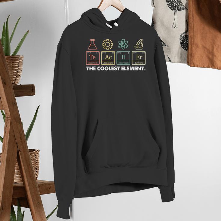 Vintage The Coolest Element Periodic Table Chemist Teacher Women's Hoodie, funny gift