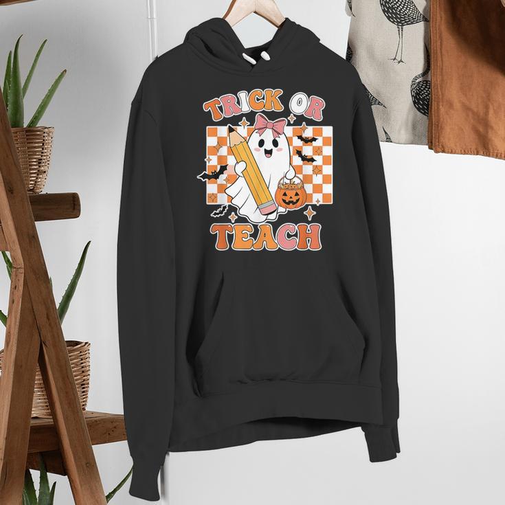 Vintage Teacher Shirt Women Trick Or Teach Halloween Women's Hoodie, funny gift Vintage Teacher Shirt Women Trick Or Teach Halloween Women's Hoodie, funny gift