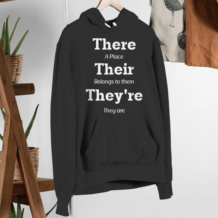 Vocabulary Police Their There They'Re English Teacher Women's Hoodie, English Teacher Hoodies, funny gift
