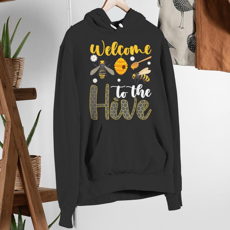 Welcome To The Hive Bee Teacher Back To School Women's Hoodie, funny gift