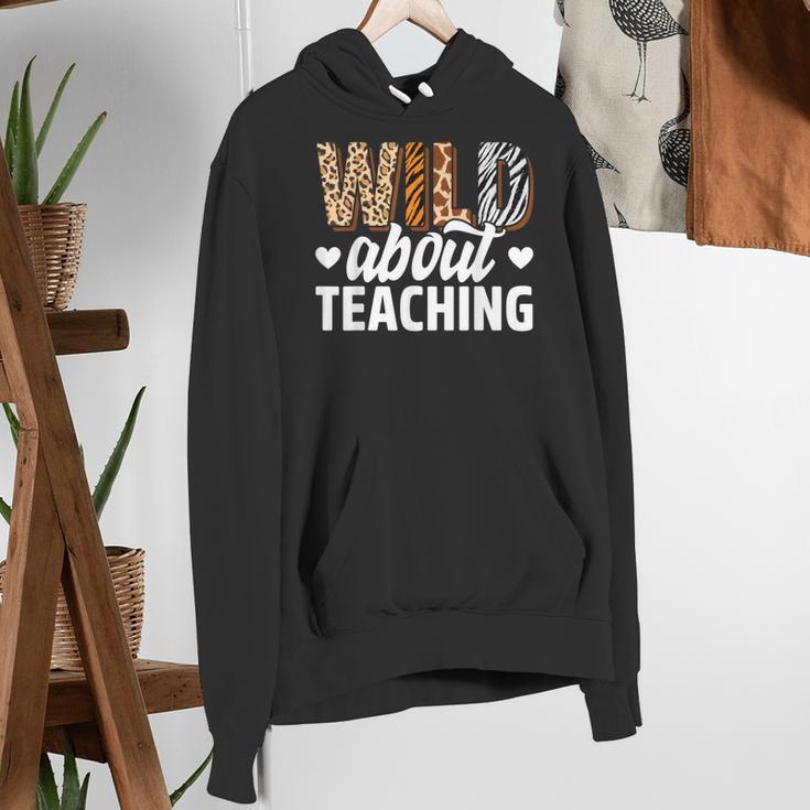 Wild About Teaching Teacher Teaching Back To School Women's Hoodie, funny gift Wild About Teaching Teacher Teaching Back To School Women's Hoodie, funny gift