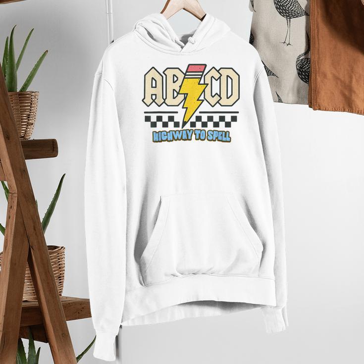 ABCD Highway To Spell Pencil Teacher & Student Font Me Women's Hoodie, funny gift ABCD Highway To Spell Pencil Teacher & Student Font Me Women's Hoodie, funny gift