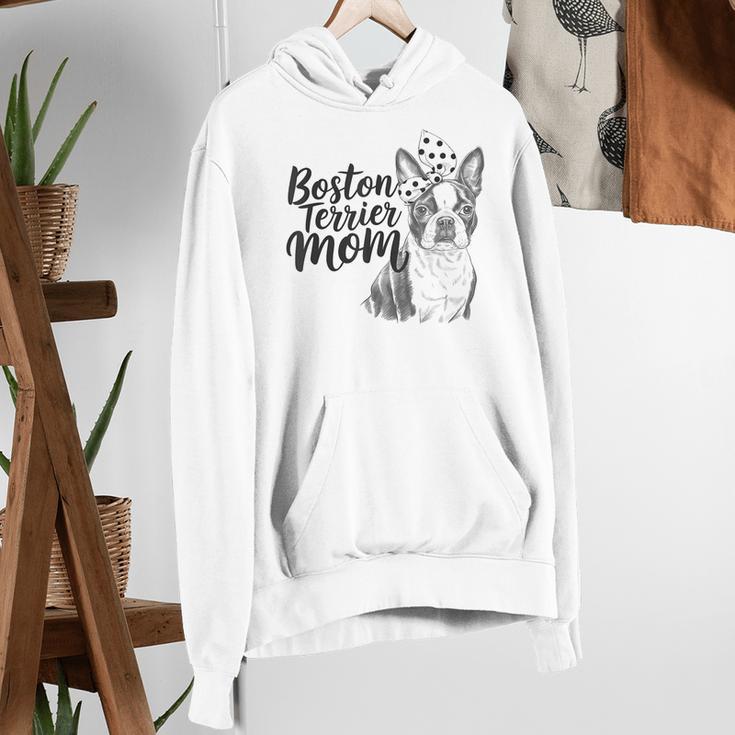 Boston Terrier Dog Bostie Mom Idea For Women Women's Hoodie, Boston Terrier Mom Hoodies, funny gift