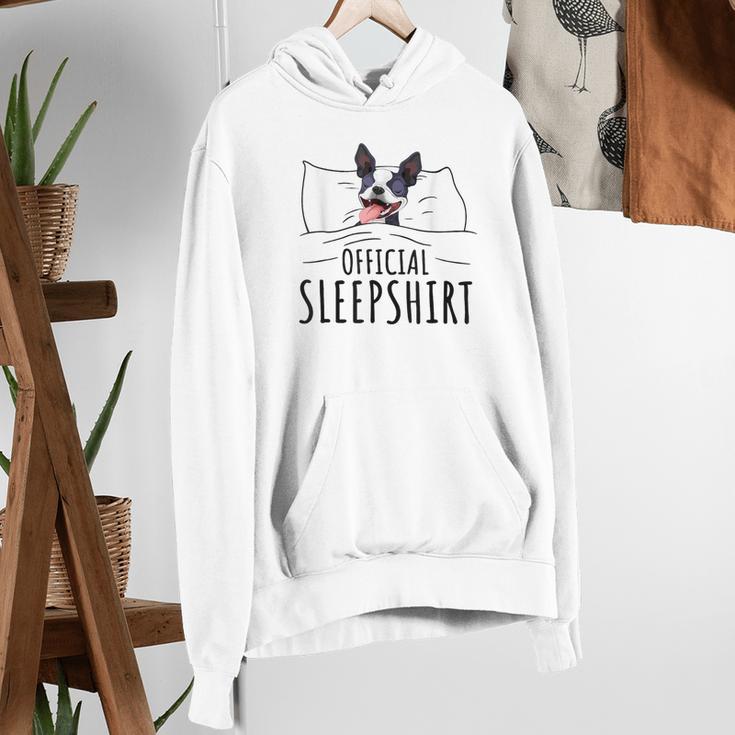 Boston Terrier Dog Lovers Sleepshirt Apparel Men Women Women's Hoodie, funny gift