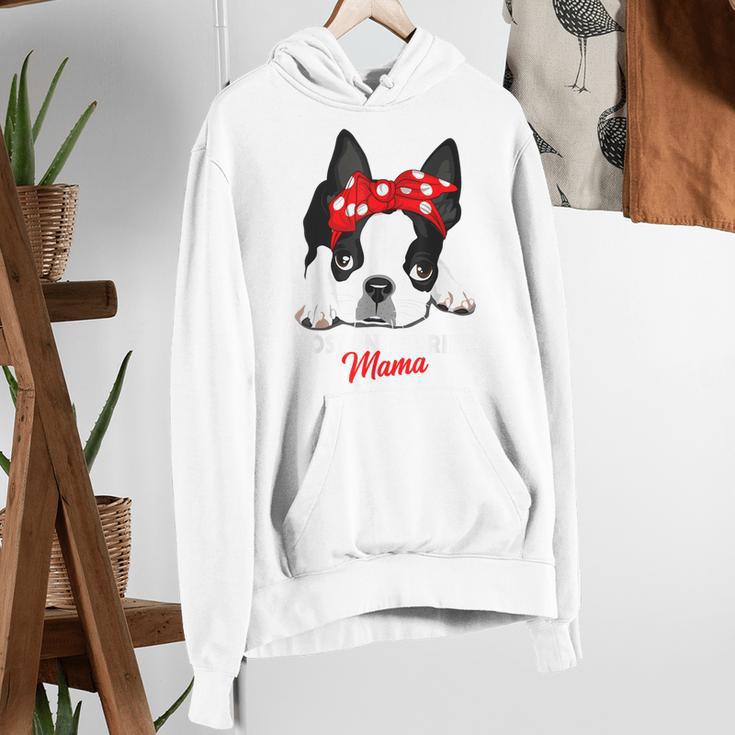 Boston Terrier Mum Dog Woman Idea Women's Hoodie, funny gift