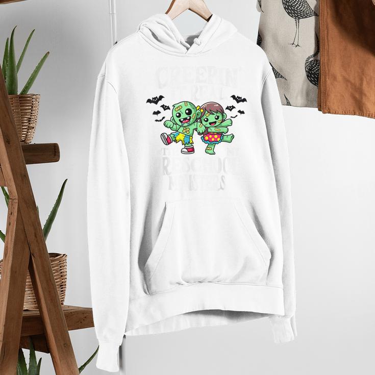 Creepin It Real Monster School Preschool Teacher Halloween Women's Hoodie, funny gift Creepin It Real Monster School Preschool Teacher Halloween Women's Hoodie, funny gift