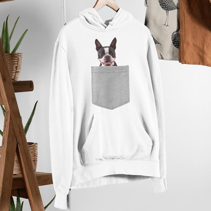 Dog In Your Pocket Boston Terrier For Men Women Girls Kids Women's Hoodie, funny gift